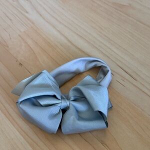 Grey Bow Headband for Kids 4.5 inch